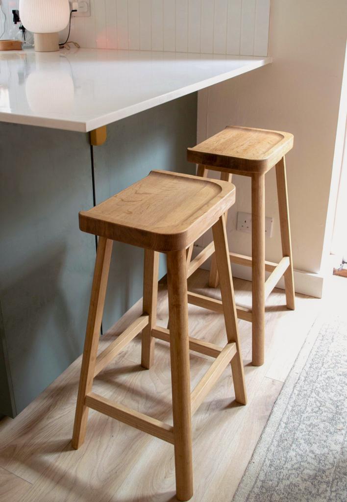 Kitchen Oak Bar Stool