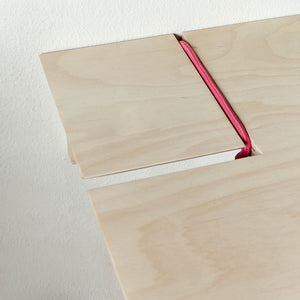 Plywood Floating Bedside Table - PAIR